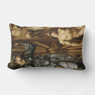 Fortune-hjulet (av Edward Burne-Jones) Lumbarkudde