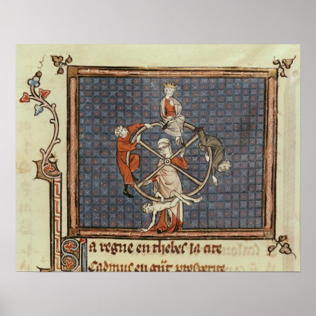 Fortune-hjulet från Ovide Moralize Poster (Framsidan)