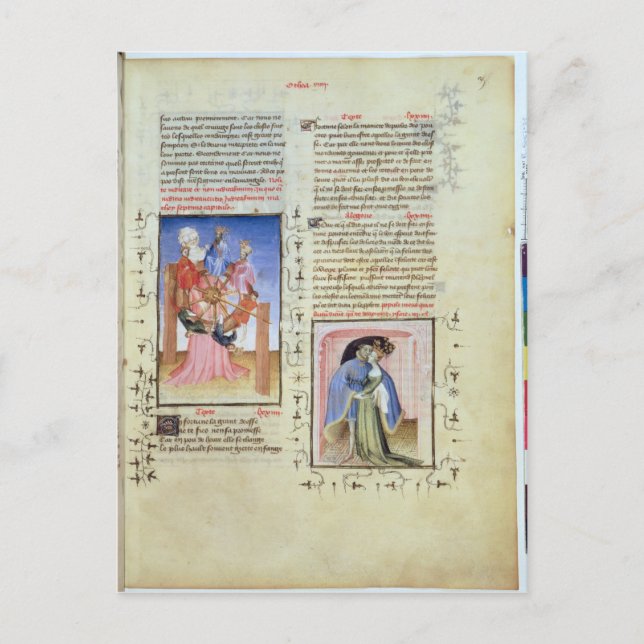 Fortune-hjulet och Treacheriet Vykort (Framsida)