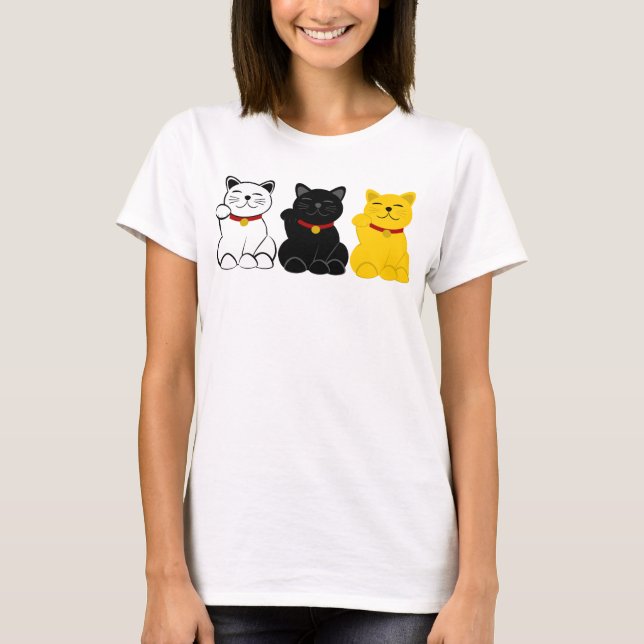Fortune Kattunge Tee Shirt (Framsida)