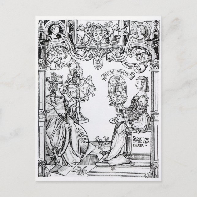 Fortune och Wisdom Vykort (Framsida)