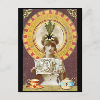 Fortune Oracle-hjul Vykort