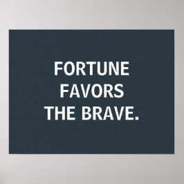 Fortune poster den Modiga anpassningsbarna