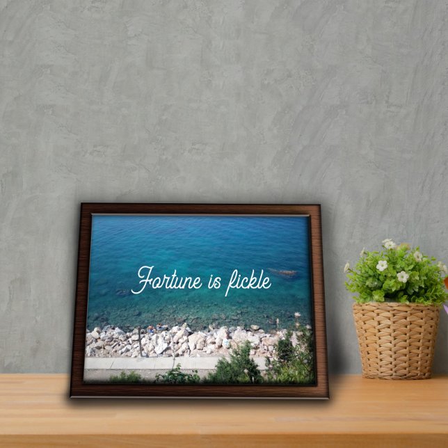 Fortune poster ett ombytligt ordspråk (Skapare uppladdad)