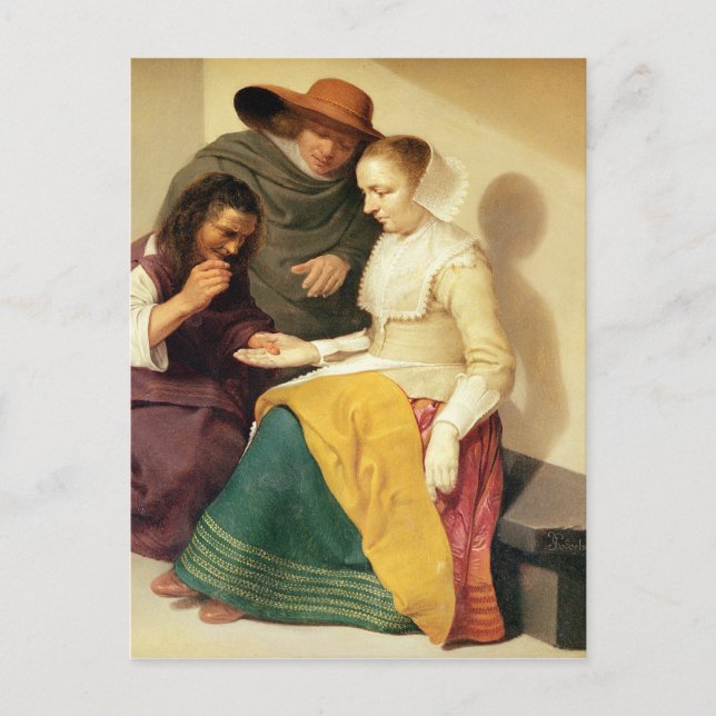 Fortune Teller, 1631 Vykort (Framsida)