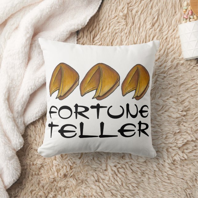 Fortune Teller Chinese Restaurant Food Cookie Kudde (Filt)
