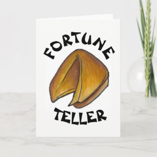 Fortune Teller Cookie Chinese Restaurant Lycka til Kort