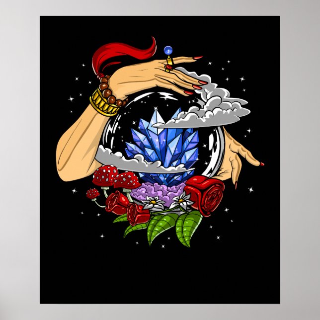 Fortune Teller Crystal Boll Poster (Framsidan)