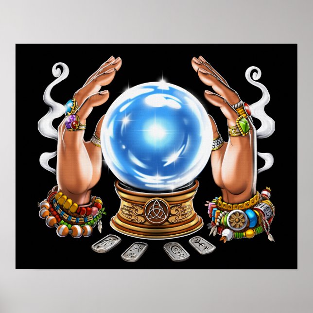 Fortune Teller Crystal Boll Poster (Framsidan)