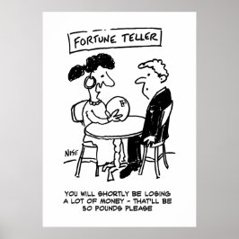 Fortune Teller förutspår en ekonomisk förlust Poster