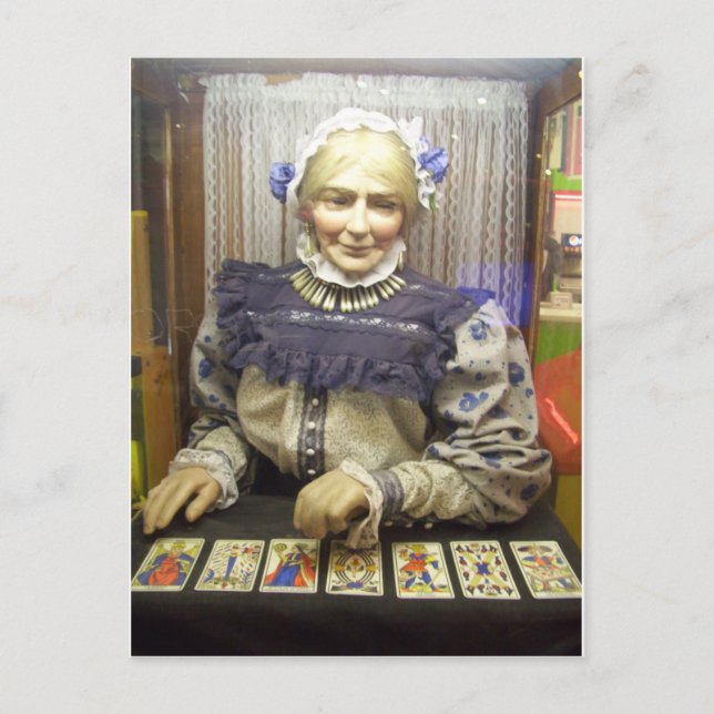 Fortune Teller från Santa Cruz Boardpromenad Vykort (Framsida)