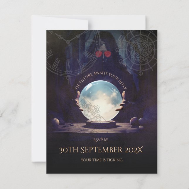 Fortune Teller Halloween OSA kort (Framsida)