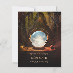 Fortune Teller Halloween-riktningskort OSA Kort