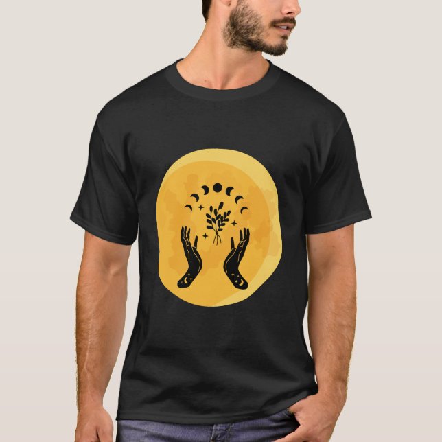 Fortune teller hand halloween t shirt (Framsida)
