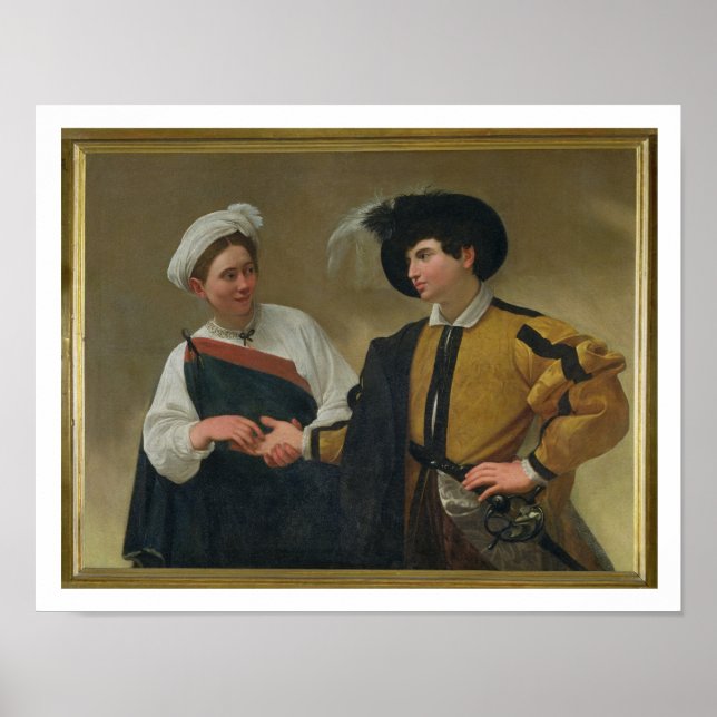 Fortune Teller (La Buona Ventura), 1594 Poster (Framsidan)
