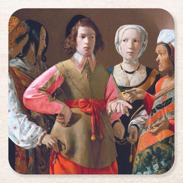 Fortune Teller, La Tour Underlägg Papper Kvadrat (Framsidan)