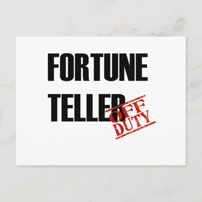 FORTUNE TELLER LIGHT VYKORT (Framsida)