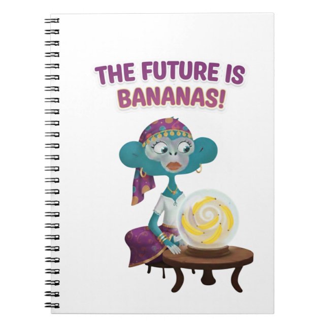 Fortune teller monkey anteckningsbok (Framsidan)