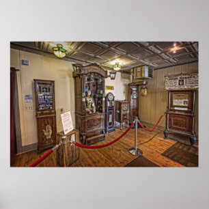 FORTUNE TELLER PENNY ARCADE GAME C. 1900 POSTER