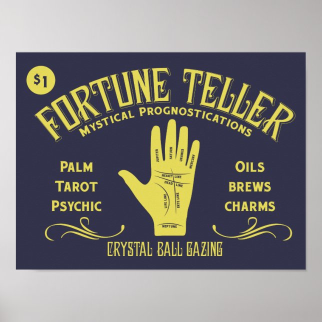 Fortune Teller Poster (Framsidan)
