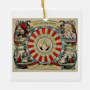 ’FORTUNE-TELLER’S’ CHRISTMAS ORNATION JULGRANSPRYDNAD KERAMIK