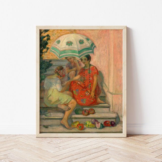 Fortune Teller, Sainte-Maxime | Henri Lebasque Poster (Skapare uppladdad)