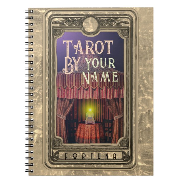 Fortune Teller Tarot-kort Anteckningsbok (Framsidan)
