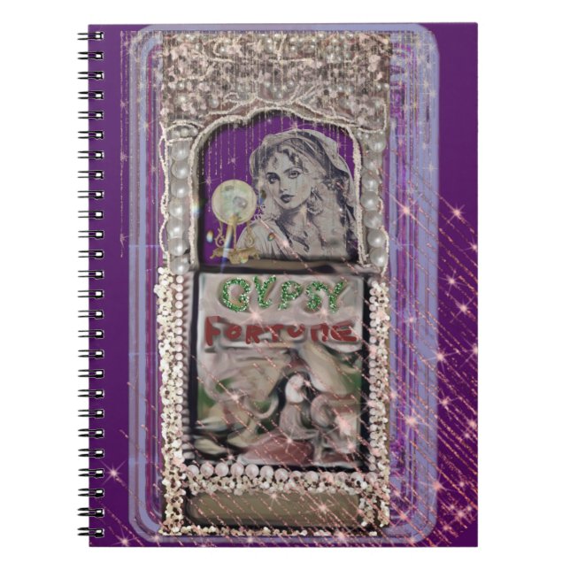 Fortune Teller Tarot-kort Anteckningsbok (Framsidan)