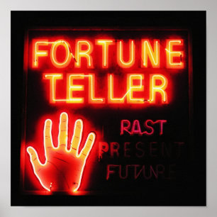 Fortune Teller - Tidigare nutid och framtid Poster