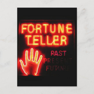 Fortune Teller - Tidigare nutid och framtid Vykort