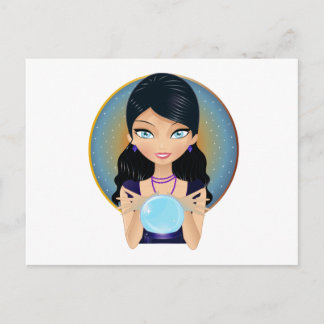 Fortune teller vykort