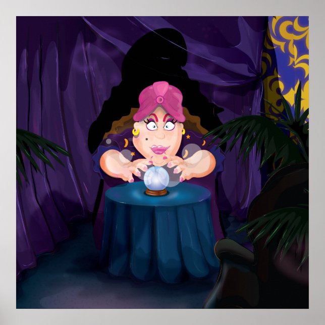 Fortune Tellers Tält Poster (Framsidan)