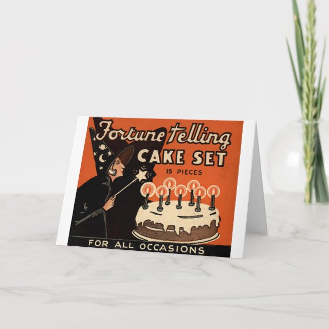 Fortune Telling Cake Kort (Framsida)