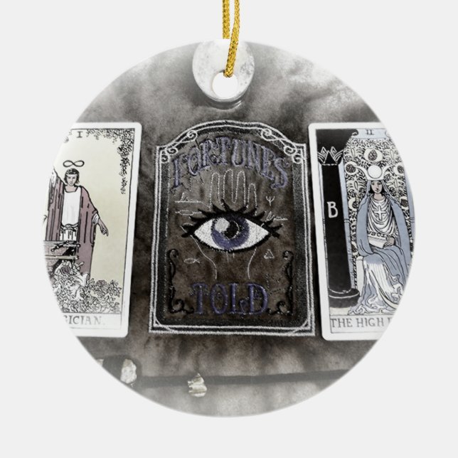 Fortunes Told Julgransprydnad Keramik (Framsidan)