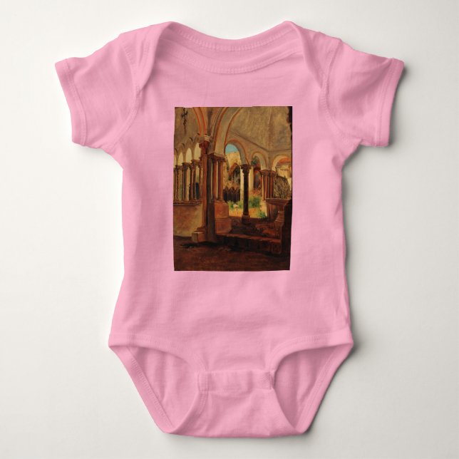 Förtvivlad klostergård t shirt (Framsida)