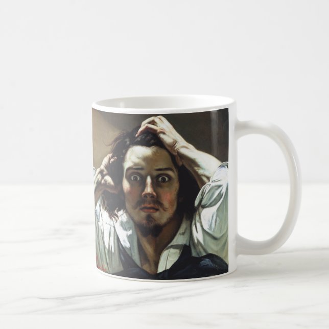 Förtvivlad man kaffemugg (Höger)