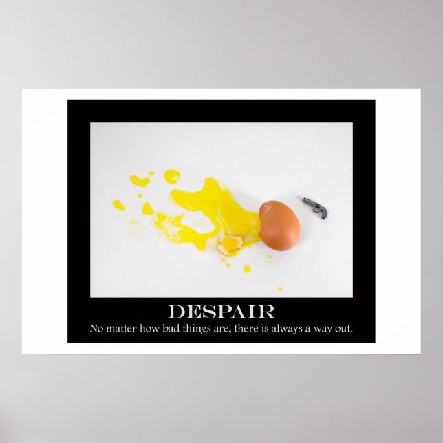 förtvivlan poster (Framsidan)