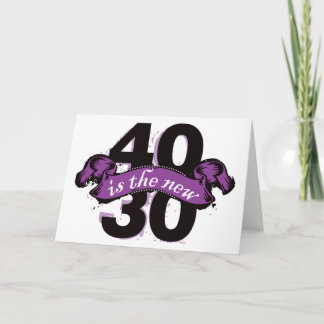Forty är de nya trettiona - lilor kort
