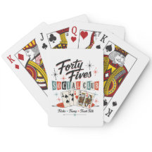 Forty Fives Social Club Retro spelkort