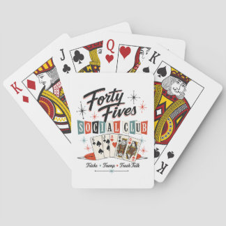 Forty Fives Social Club Retro spelkort