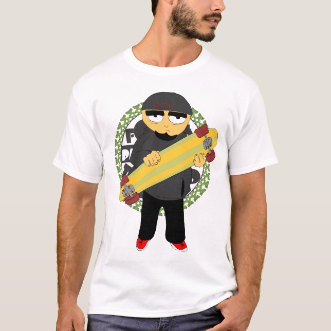 Forty padda Pres Longboard T-shirt (Framsida)