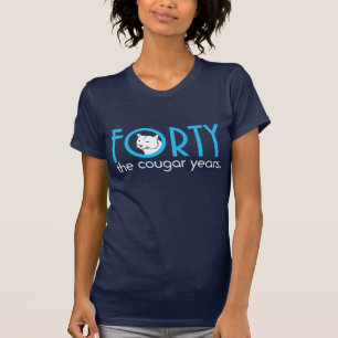 FORTY utslagsplatsen för födelsedag för pumaår Tee Shirt