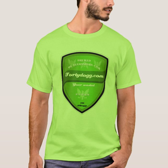 Fortydogg.com T Shirt (Framsida)