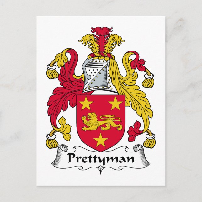 Förtypman Family Crest Vykort (Framsida)