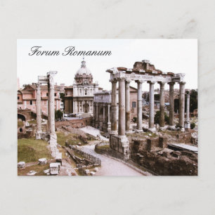 Forum Romanum, Rom, Italien Vykort