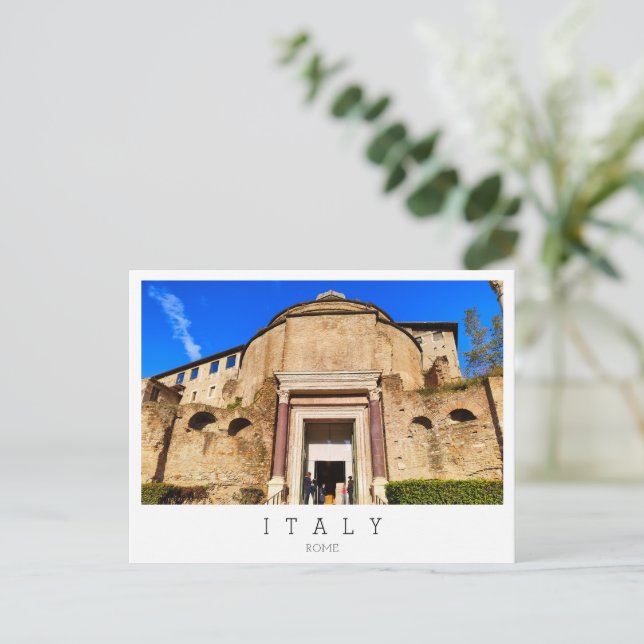Forum Romanum, Rom, Italien Vykort (Stående Fram)