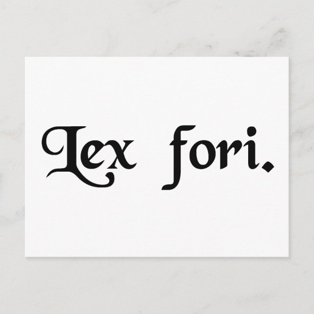 Forumets lag. vykort (Framsida)