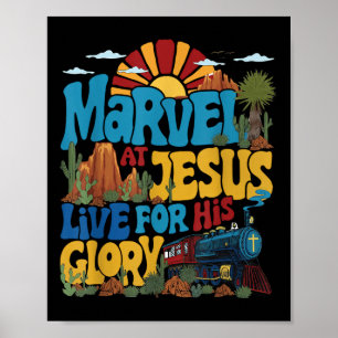 Förundra Dig över Jesus Vbs 2025 Lev för Jesu Ära Poster