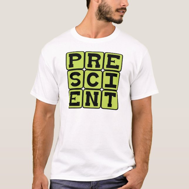 Föruseende, förhandskunskap t-shirt (Framsida)