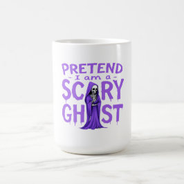 Förutlåta att jag är en scary Ghost... Magisk Mugg
